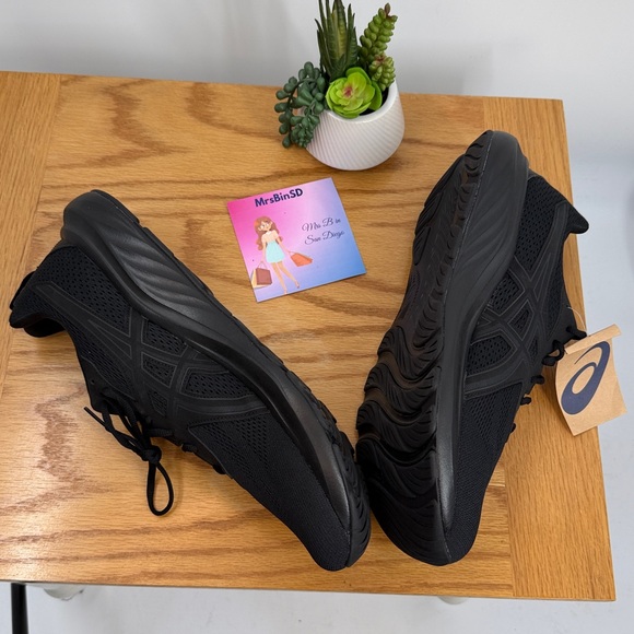 NWT ASICS ASICS GEL-VENTURE 10 Men's Running Shoe Black 15 - Picture 5 of 10